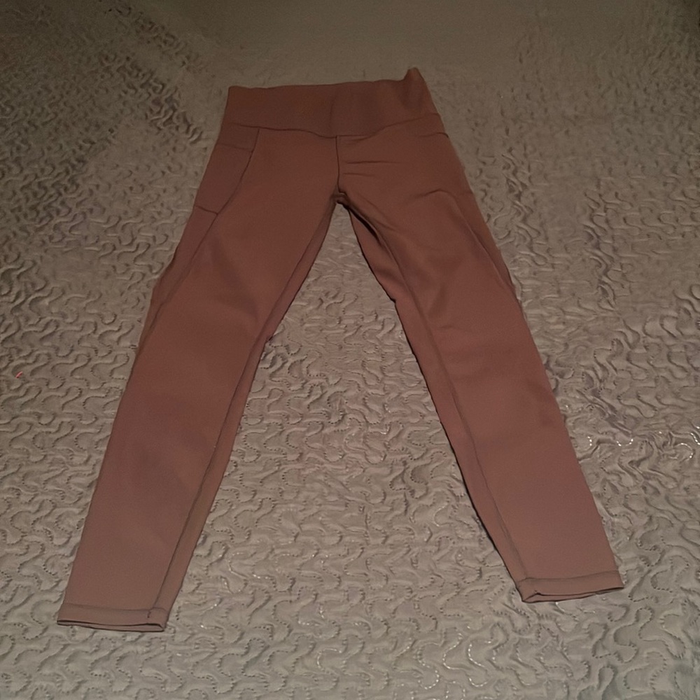 Brown leggings